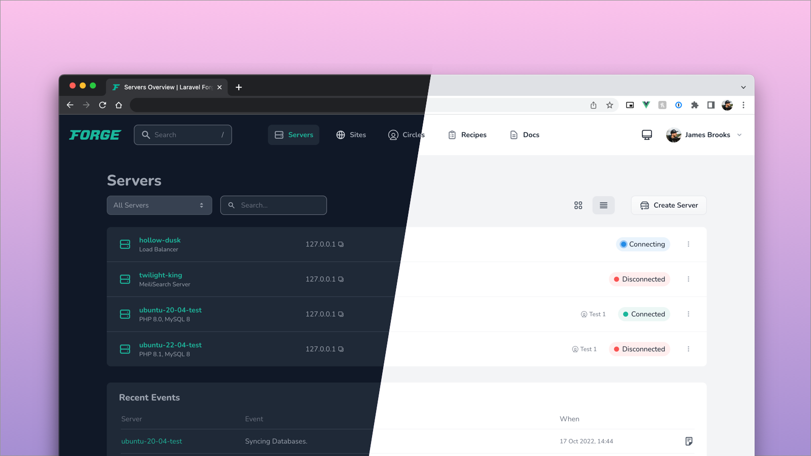Forge: Dark Mode